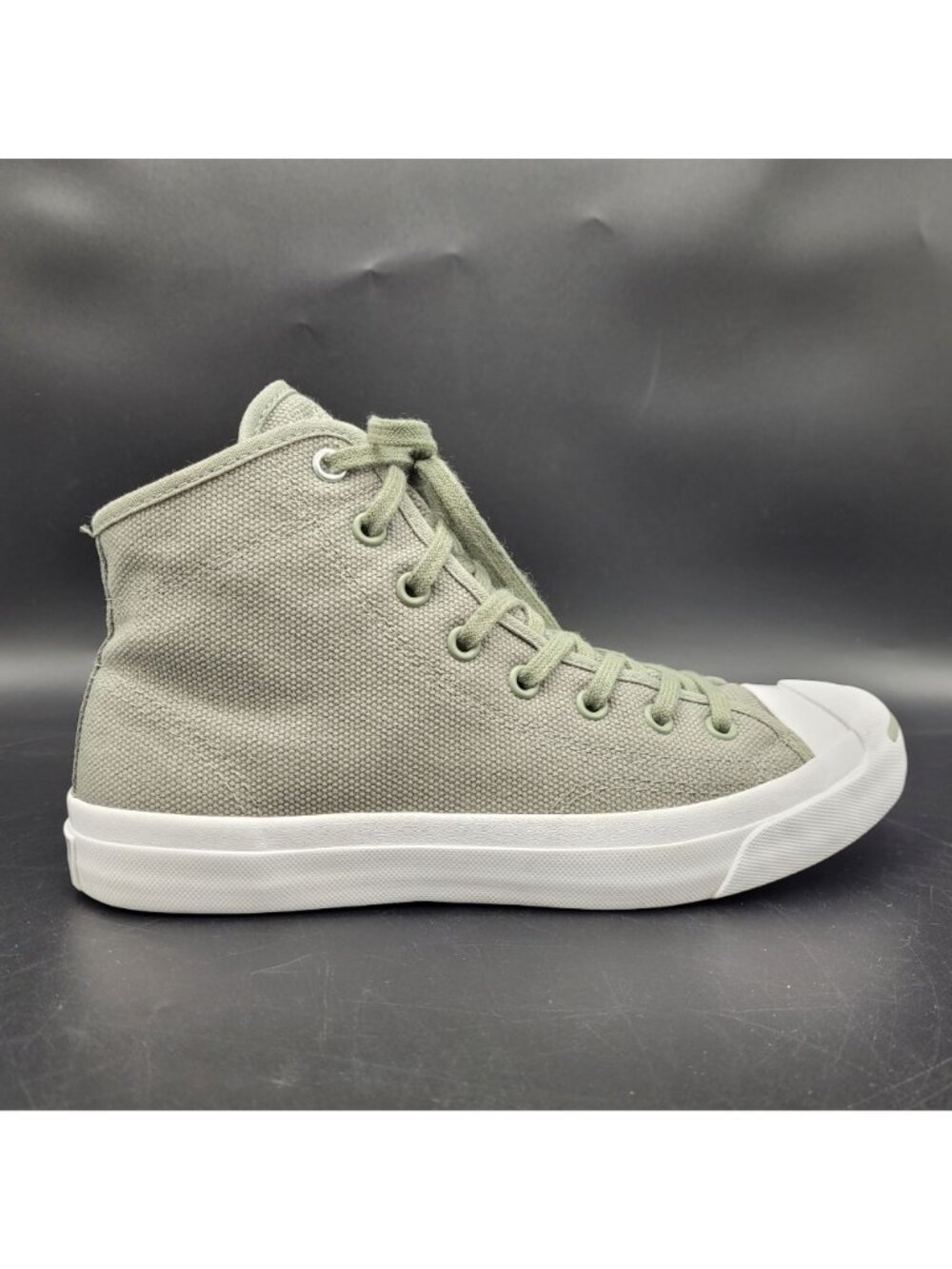 Converse Jack Purcell High Tops Women's Size 7.5 Durable Canvas Gray - Picture 3 of 16